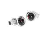 Paar Ohrstecker OSTSEE-SCHMUCK "Ostsee-Schmuck Ohrstecker Classic 4 Mm Ohrstecker Classic 4 Mm", Weiß, Ohrringe, Damen, 7Mm Rund, Silber 925 (Sterlingsilber)