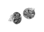 Paar Ohrstecker OSTSEE-SCHMUCK "Ostsee-Schmuck Ohrstecker Hiddensee 13 Mm Rund", Weiß, Ohrringe, Damen, 13Mm, Silber 925 (Sterlingsilber)