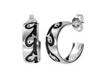 Paar Ohrstecker OSTSEE-SCHMUCK "Ostsee-Schmuck Ohrstecker Fisch Ohrstecker Fisch", Weiß, Ohrringe, Damen, 19 X 7Mm, Silber 925 (Sterlingsilber)