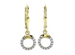 Paar OhrhäNger OSTSEE-SCHMUCK "Ostsee-Schmuck OhrhäNger Meva OhrhäNger Meva", Gelb, Ohrringe, Damen, 24X8Mm, Gelbgold 333