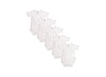 Body Liliput, Jungen, Gr. 50/56, Euro-GrößEn, Weiß, 100% Baumwolle, Unifarben, Kurz, Bodys Body, Mit Praktischer Druckknopfleiste