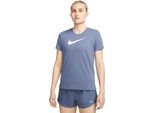 Nike W Nk Df Rlgd Ss Tee Hbr W Blue S