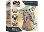 Trefl Wood Craft Origin Puzzle The Mandalorian: Grogu 160 Pezzi