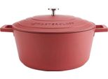 Casseruola Grande Masterclass Con Coperchio 5 L/28 Cm, In Alluminio Leggero Fuso, Adatta Per Induzione, Forno E Piano Cottura, Colore Rosso