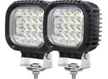 Luce Da Lavoro A Led, Fascio Luminoso Spot, Fendinebbia Off-Road, 2 Faretti