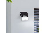 Brillante Applique Solare Nera Da Esterno Luton | Con Rilevatore Di Movimento | 6W 1000Lm 4100K | IP65 | Plastica/Metallo