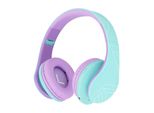 Cuffie Wireless Per Bambini Powerlocus P2 (Blu-Viola)