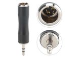 Adattatore Audio, Adattatore Audio Bilanciato, Connettore Adattatore Audio, Adattatore Da 3,5 Mm A Mini Xlr, Adattatore Maschio-Maschio