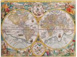 Puzzle Ravensburger Mappa Del Mondo 1594 - Puzzle Da 1500 Pezzi