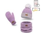 Pamami Kids Set Invernale Meyo Viola Taglia Unica