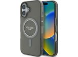 Guess Guhmp16Mhfgerek Iphone 16 Plus 6.7 Czarny/Nero Custodia Rigida Iml Glitter Circle Magsafe