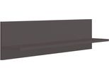 Wandboard Kochstation "Ks-Mali", Grau (Graphit), B:100Cm H:24Cm T:18Cm, Regale, Wandboard, Breite 100 Cm