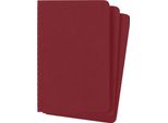 Moleskine 9788862930970 Moleskine Taccuino Cahier, P/A6, Vuoto, Cartone, Rosso