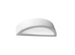 Lampada Da Parete In Ceramica Atena 1Xe27 15W Ceramica 10X14.5X40.5Cm Sollux Lighting