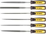 Topex Lime Ad Ago Per Metallo, Set Di 6 Pezzi.