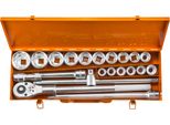 Neo Tools Chiavi A Bussola Da 3/4", Set Di 21 Pezzi."