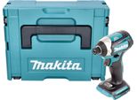 Avvitatore A Impulsi A Batteria Makita Dtd 154 Zj 18 V 175 Nm 1/4" Brushless + Makpac - Senza Batteria, Senza Caricabatterie"