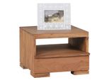 Comodino Mumbai In Legno Massiccio Di Acacia Cassettiera 30 Cm 1 Cassetto Mensola Comodino Stile Country Vero Legno