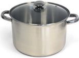 Pentola In Acciaio Inox Da 16 Litri + Coperchio In Vetro Beka 13113304