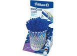 Gomma A Inchiostro Pelikan Super Pirat 850F, In Espositore Da Banco Due Punte - Cancella E Corregge - Cancella Blu Reale (987016)