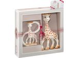 Vulli Welcome Greeting - Set N. 1 (Piccolo) 1 Sophie La Girafe + 1 Anello Da Dentizione (Gomma Naturale) L=23 L=22 H=6Cm