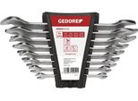 Gedore Red R05105008 Set Di Chiavi Aperte Doppie SW6-22 Mm 8 Pezzi, 3300959
