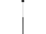 Lampada A Sospensione Pastelo 1 Nero 1Xg9 8W Acciaio 100X8X8Cm Sollux Lighting