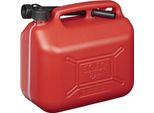 Tanica Per Carburante 10L In Plastica Rossa Omologata Onu