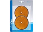 Riflettore Ambra 80Mm Da Avvitare 2 Pezzi In Blister