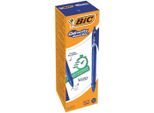 Bic Gel-Ocity Quick Dry Blu Penna A Sfera Retrattile A Clip Medio 12 Pz