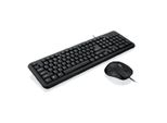 Tastiera Ibox Office Kit Ii Con Mouse Usb Qwerty Inglese Nero