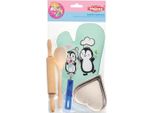 Set Da Forno Per Bambini Con Guanto Da Forno "Penguin"" E Accessori Da Forno"