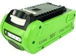 Batteria Powersmart 2500Mah 36V Per Greenworks G40AB, G40AC, G40CS30, G40DT35, G40GC, G40HT