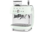Macchina Per Caffè Espresso Con Macinacaffè Verde Mare Da 20 Bar Smeg Egf03Pgeu
