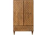 Vidaxl Credenza 60X33X100 Cm In Legno Massiccio Di Mango