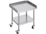 Tavolo Da Lavoro Tavolo Da Cucina Tavolo Da Preparazione Mobile Commerciale - 610X711Mm - Tavolo Da Lavoro Mobile Per La Ristorazione - Struttura Robusta - Ideale Per Cucine Professionali