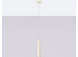 Lampada A Sospensione Lagos 1 Beige 1Xgu10 10W Acciaio 118X8X8Cm Sollux Lighting