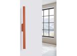 Lampada Da Parete Pastelo 2 Rosso Ocra 2Xg9 8W Acciaio 50X5X2.5Cm Sollux Lighting