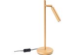 Lampada Da Tavolo Pastelo Oro 1Xg9 8W Acciaio 43X20X14Cm Sollux Lighting