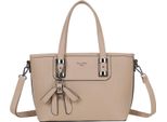 Gallantry, Shopper Da Donna Con Intreccio, Fiocco E Tracolla, Grigio Talpa