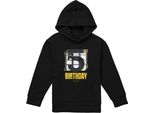 Star Wars - Felpa Con Cappuccio Per Bambini, 5° Compleanno TV24469 (116) (Navy)