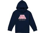Star Wars: Una Nuova Speranza - Felpa Con Cappuccio Per Bambini, Logo TV24725 (152-158) (Navy)
