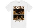 Jimi Hendrix - Maglietta Uomo/Donna Unisex, Cotone TV25845 (3XL) (Bianco)