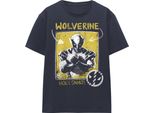 Deadpool & Wolverine - Maglietta "Holy Snikt"" Da Donna TV25941 (Xxl) (Blu Navy)"