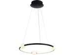 Italux Lozanna Lampadario Led Moderno Nero PND-20112035-1A-BL