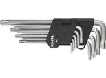 Topex Set Torx Lungo T10-T50, Acciaio Crv