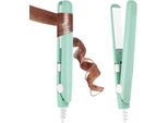 Piastra 2 In 1 Per Arricciare E Raddrizzare, Piastra Per Capelli Corti, Ferro Arricciacapelli Portatile Da Viaggio Riscaldamento Rapido, Super Liscio, Per Tutti I Tipi Di Capelli