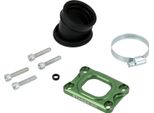 Set: Collettore Di Aspirazione Cnc Stage6 360°, Verde - Per Carburatore Pwk 19-28 Mm