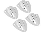 4PCS Marine Wire Cable Vent Cover Lucido Facile Installazione In Acciaio Inox Clam Shell Ventilator Per Barca Yacht