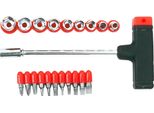 Top Tools Bit E Bussole Per Cacciaviti Con Impugnatura, Set Di 21 Pezzi